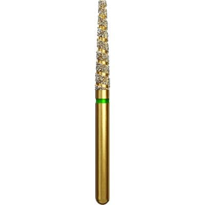 Coltene Alpen TurboCut Diamond Bur, FG, Coarse, Flat End Taper, #848-018, 1.8 mm Head Diameter, 10 mm Head Length, 5/Pack thumbnail 6