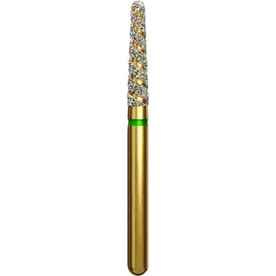 Coltene Alpen TurboCut Diamond Bur, Round End Taper, FG, Coarse, 1.8 mm Head Diameter, 8 mm Head Length, 5/Pkg, #850-018 thumbnail 6