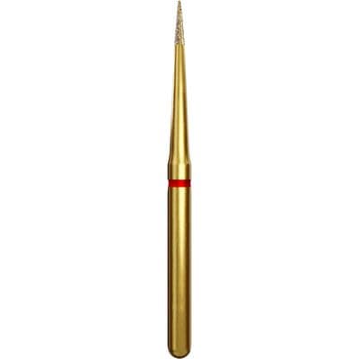 Alpen Esthetic Finishing Diamond Bur, FG, Fine, Red, #132-008 / ET3, 0.8 mm Head, 3 mm Head Length, 5/Pk, 60032679 thumbnail 9