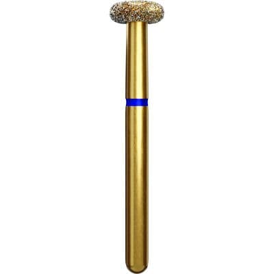 Alpen Multi-Use Multilayer Diamond Bur, Round Wheel, FG, Medium, Blue, #909-040, 1.5 mm Head Length, 5/Pkg thumbnail 6