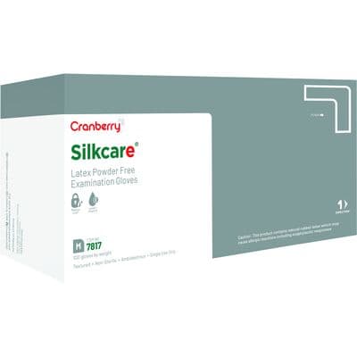 Cranberry Silkcare Latex Powder-Free Examination Gloves, Medium, 100/Box, CR7817 thumbnail 22