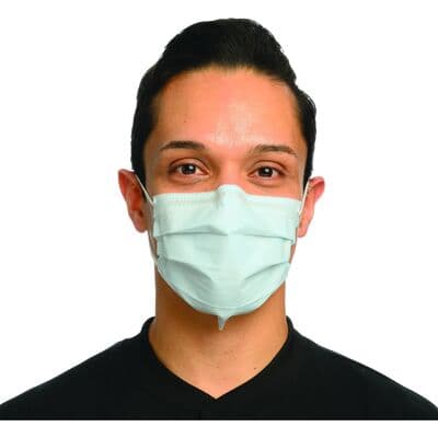 Secure Fit™ Procedure Face Mask, ASTM Level 2, Blue, Ear Loop, One Size Fits Most, 50/Box, GCPBLSF thumbnail 24