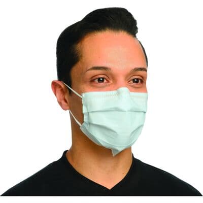 Secure Fit™ Procedure Face Mask, ASTM Level 2, Blue, Ear Loop, One Size Fits Most, 50/Box, GCPBLSF thumbnail 26