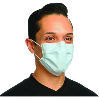 Crosstex Procedural Earloop Face Mask, ASTM Level 2, Blue, 50/Box, GCPBL thumbnail 29