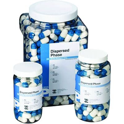 Zenith Premium Dispersed Phase Amalgam Alloy, Fast Set, Single Spill, 400 mg, Green/White Capsules, 500/Pack, 61021 thumbnail 9