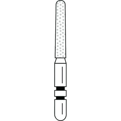 Two Striper ShortCut Diamond Bur, FGSS, Round-End Taper, #782.8 S, 1.5 mm, Coarse, Green, 5/Pk, 2015928 thumbnail 10