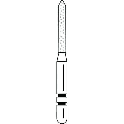 Two Striper Diamond Bur, FG, Bevel-End Cylinder, #250.8C, Coarse, Green, 1.2 mm Major Diameter, 5/Pk, 2015067 thumbnail 15