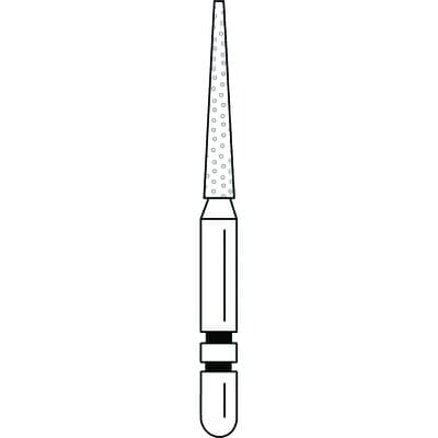 Two Striper Diamond Burs, FG, Flat-End Taper, 700.9C, 1.4 mm Major/0.6 mm Minor, Coarse, Green, 5/Pk, 2015335 thumbnail 9