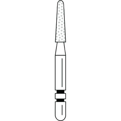 Two Striper Diamond Bur, FG, Round-End Taper, 799.6.5C, Coarse, Green, 1.5 mm Major/0.8 mm Minor Diameter, 5/Pk, 2015473 thumbnail 11
