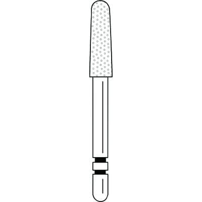 Two Striper Diamond Bur, FG, Round-End Taper, #790.8C, Coarse, Green, 2.6 mm Major/2.0 mm Minor Diameter, 8 mm Length, 5/Pk, 2015471 thumbnail 15
