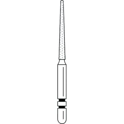 Two Striper Diamond Bur, FG, Cone, #797.11, 1.2 mm Major/0.6 mm Minor Diameter, 11 mm Length, Medium, Blue, 5/Pk, 2015039 thumbnail 10
