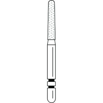 Two Striper Diamond Bur, FG, Round-End Taper, 783.8C, 1.7 mm Major/1.3 mm Minor Diameter, 8 mm Length, Coarse, Green, 5/Pk, 2015427 thumbnail 15
