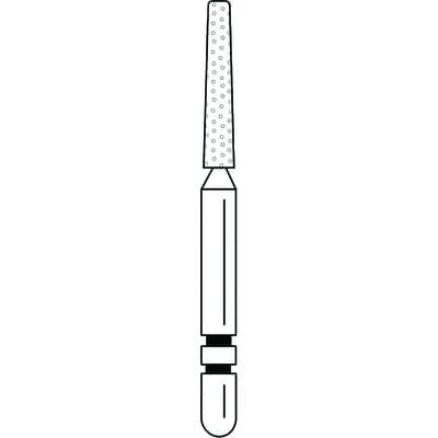 Two Striper Diamond Bur, FG, KR Taper Flat End, 722.8 KR, Coarse, Green, 1.5 mm, 5/Pk, 2015360 thumbnail 16