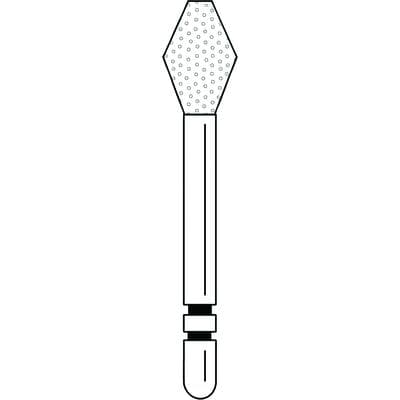 Two Striper Diamond Bur, FG, Barrel #234C, Coarse, Green, 4.1 mm, 5/Pk, 2015076 thumbnail 11
