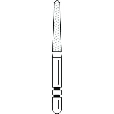 Two Striper® Diamond Bur, FG, Fine, Red, Flame #256.9F, 1.8 mm Major/1.2 mm Minor Diameter, 9.0 mm Length, 5/Pkg, 2015095 thumbnail 9
