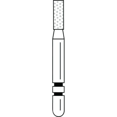 Two Striper® Diamond Bur, FG, Flat-End Cylinder, #520.4, Coarse, Green, 1.4 mm Diameter, 4.0 mm Length, 5/Pk, 2015281 thumbnail 10