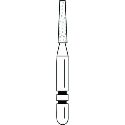 Two Striper® Diamond Bur, FG, Coarse, Green, Flat-End Taper #701.5, 1.2 mm Major/0.8 mm Minor Diameter, 5.0 mm Length, 5/Pkg, 2015338 thumbnail 8