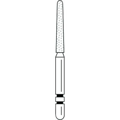 Two Striper Diamond Bur, FG, Round-End Taper, #782.10F, Fine, Red, 1.6 mm Major/1.1 mm Minor Diameter, 5/Pk, 2015435 thumbnail 15
