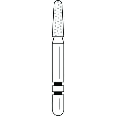 Two Striper Diamond Bur, FG, Round-End Taper, #770.5C, 1.8 mm Major Diameter, Coarse, Green, 5/Pk, 2015456 thumbnail 11