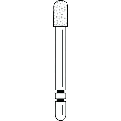 Two Striper Diamond Bur, FG, Round-End Taper, 776.4C, Coarse, Green, 2.6 mm Major/2.1 mm Minor Diameter, 4 mm Length, 5/Pk, 2015461 thumbnail 11