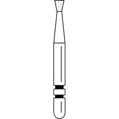Two Striper® Diamond Bur, FG, Coarse, Green, Inverted Cone, #315.1.75C, 1.6 mm Major/1.1 mm Minor Diameter, 1.75 mm Length, 5/Pkg, 2015790 thumbnail 9