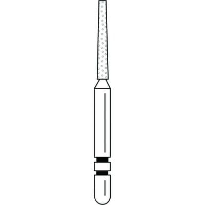 Two Striper Diamond Bur, FG, Flat-End Taper, #721.8C, Coarse, Green, 1.2 mm Major/0.8 mm Minor Diameter, 8 mm Length, 5/Pk, 2015355 thumbnail 9