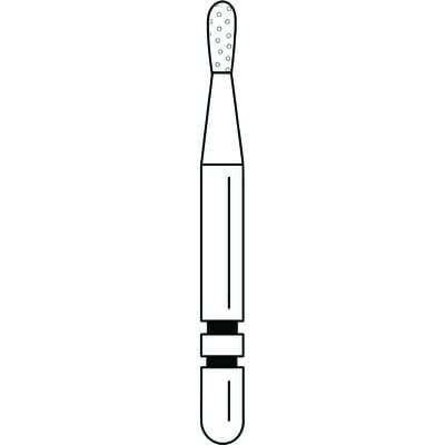 Two Striper Operative Diamond Burs, FG, Pear, # 362.3, 1.3 mm Major/1.1 mm Minor, Coarse, Green, 5/Pk, 2015792 thumbnail 13
