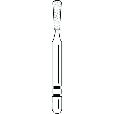 Two Striper Diamond Bur, FG, Pear, 364.5C, Coarse, Green, 1.1 mm Minor / 1.4 mm Major Diameter, 5/Pk, 2015227 thumbnail 9