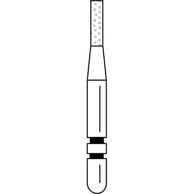 Two Striper Diamond Burs, FG, Flat-End Cylinder, 514.4C, 1.1 mm, Coarse, Green, 5/Pk, 2015274 thumbnail 11