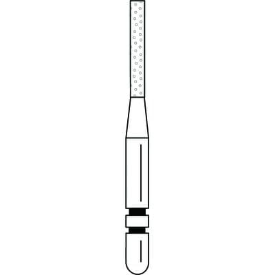 Two Striper Diamond Bur, FG, Flat-End Cylinder, #514.7C, 1.1 mm, Coarse, Green, 5/Pk, 2015278 thumbnail 10