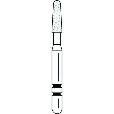 Two Striper Diamond Bur, FG, Round-End Taper, 767.5C, Coarse, Green, 1.6 mm Major Diameter, 5/Pk, 2015452 thumbnail 12