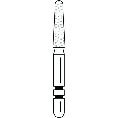 Two Striper Diamond Bur, FG, Round-End Taper, 780.7C, Coarse, Green, 2.1 mm Major/1.4 mm Minor Diameter, 5/Pk, 2015463 thumbnail 10