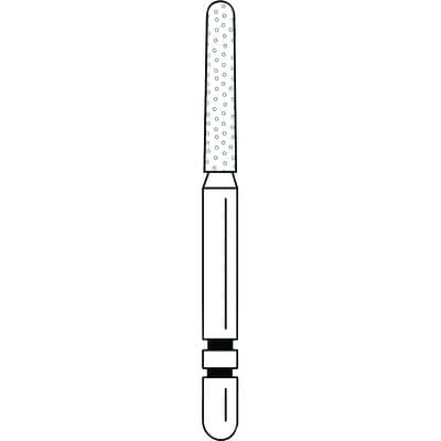 Two Striper Diamond Bur, FG, Round-End Taper, #782.8C, 1.5 mm Major/1.1 mm Minor Diameter, 8 mm Head Length, Coarse, Green, 5/Pk, 2015424 thumbnail 16