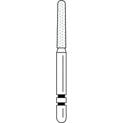 Two Striper Diamond Bur, FG, Round-End Taper, #782.8, Fine, Red, 1.5 mm Major Diameter, 5/Pk, 2015434 thumbnail 15