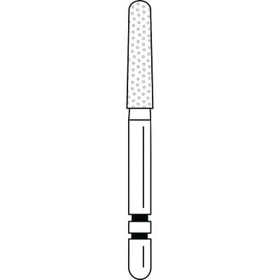 Two Striper Diamond Bur, FG, Round-End Taper, #784.8F, Fine, Red, 2.0 mm Major/1.6 mm Minor Diameter, 8.0 mm Head Length, 5/Pk, 2015440 thumbnail 10