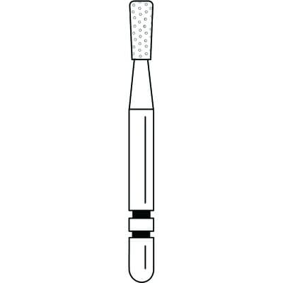Two Striper® Diamond Bur, FG, Coarse, Green, Inverted Cone, #317.4, 1.6 mm Diameter, 4.0 mm Length, 5/Pkg, 2015984 thumbnail 11