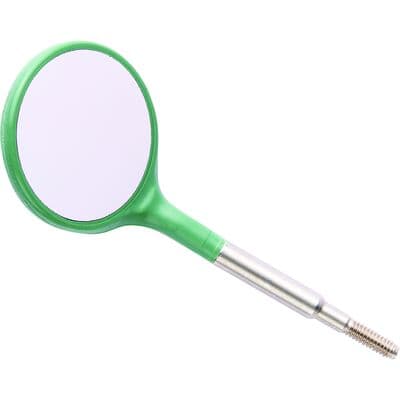 #4 Crystal HD Green Resin Mouth Mirror Screw-On Heads, Cone Socket, 12/Pk, 50Z371D thumbnail 8