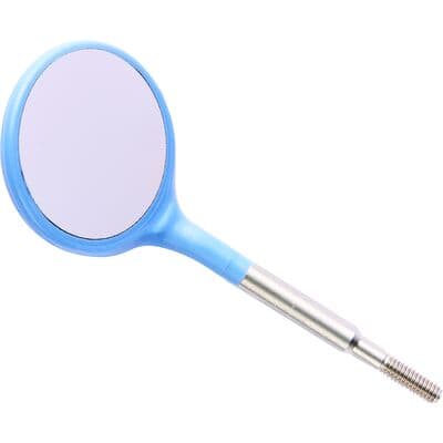 #5 Crystal HD Blue Resin Mouth Mirror Screw-On Heads, Cone Socket, 12/Pk, 50Z372B thumbnail 16