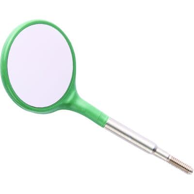 #5 Crystal HD Green Resin Mouth Mirror Screw-On Heads, Cone Socket, 12/Pk, 50Z372D thumbnail 8
