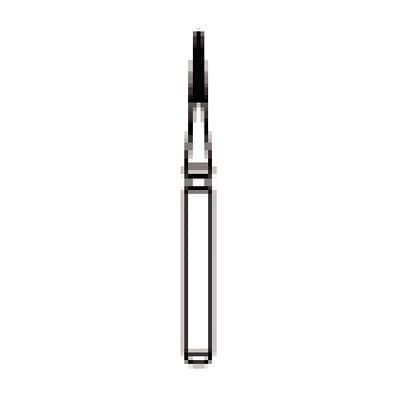 NTI TDF-4 Trimming & Finishing Carbide Bur, 8-Fluted, FG, Safe End, 1.0 mm, Red, 5/Pk, H133-010 thumbnail 12