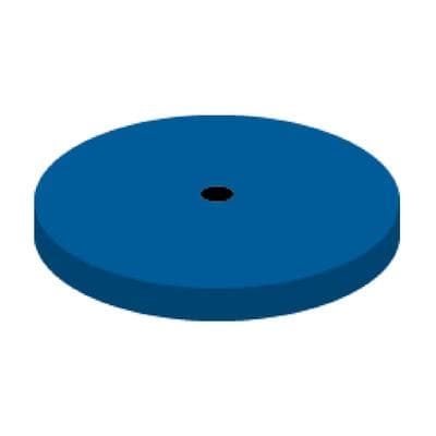 NTI Silicone Polishers, Blue, Unmounted Large Disc #180, Medium Grit, 18 mm, 10/Pk, P0402-180 thumbnail 8