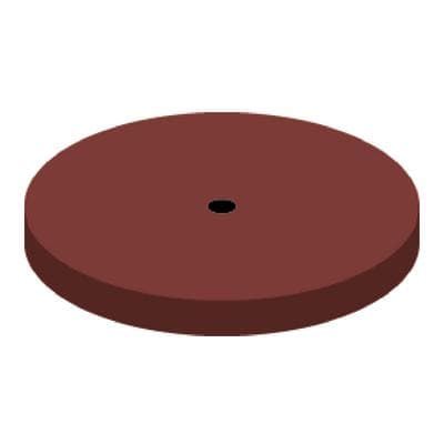 Kerr NTI Brown Silicone Polisher, Unmounted Large Disc, #220, 22 mm, 10/Pk, P0001-220 thumbnail 6