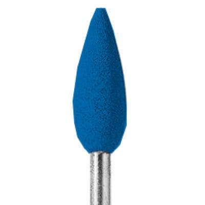 NTI Blue Silicone Polishers, Flame, HP Shank, Medium Grit, 4.5 mm, 10/Pk, P0440-045 thumbnail 8