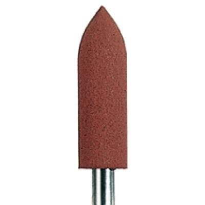 NTI Silicone Polishers, Brown, Flame, HP Shank, Pre-Polishing for Alloys/Amalgam/Composites, 10/Pkg, P0041 thumbnail 10