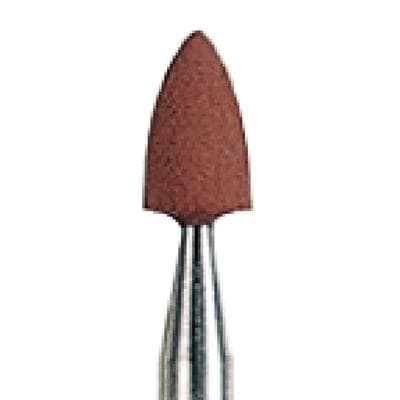 Kerr NTI Silicone Polisher, Brown, Flame, HP Shank, Pre-Polishing for Alloys/Amalgam/Composites, 10/Pkg, P0046 thumbnail 7