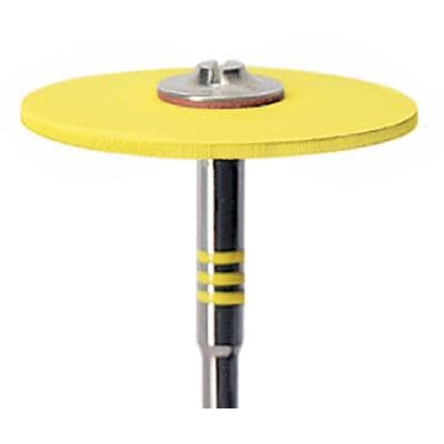 NTI CeraGlaze Porcelain Polisher, Superfine, Yellow, Knife Edge, HP Shank, 25 mm, P30010, 1/Pk thumbnail 15