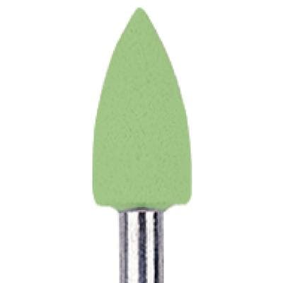 NTI Goldstar Polisher, Green, Flame Shape, RA, Medium Grit, 10/Pack, P18032 thumbnail 7