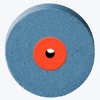 Meisinger 9752M-170-HP-B/O Porcelain Polishing Wheel, Medium Grit, Blue/Orange, HP Shank, 17.0 mm, 1 Each thumbnail 9