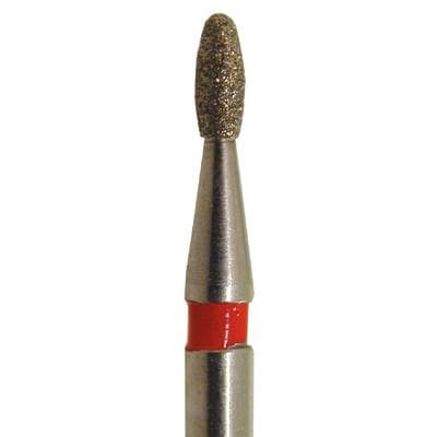 Meisinger Multi-Use Diamond Bur, FG, Football/Egg, #833F, 1.2 mm, Fine, Red, 5/Pk, 833F-012-FG thumbnail 9