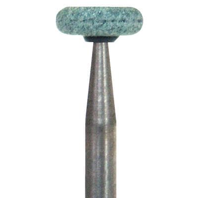 Dura-Green Stones, HP, Round Edge Wheel RE1, ISO #062, Green, 12/Pk, 0036 thumbnail 14